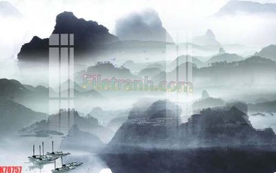 Tải file gốc File tranh gốc dán tường đẹp K78757 (bản PSD) gốc