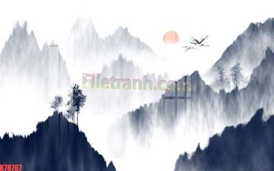 Tải file File tranh gốc dán tường đẹp K78767 (ảnh gốc) in tráng gương