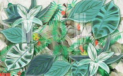 File PSD File tranh gốc dán tường đẹp K78780 (chất lượng in ấn)