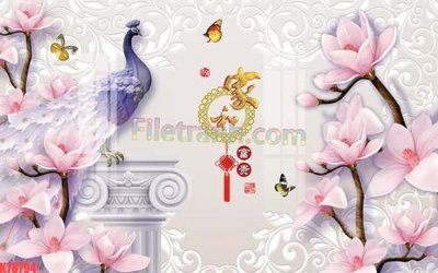 File in trần File tranh gốc dán tường đẹp K78794 (bản gốc) mây trời