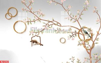 Download file File tranh gốc dán tường đẹp K78920 (gốc) in mica đèn LED