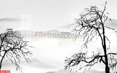 File ảnh File tranh gốc dán tường đẹp K78926 (gốc) in backdrop sự kiện