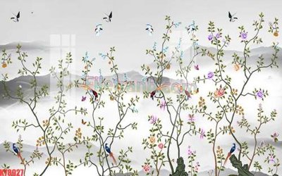 File in mica File tranh gốc dán tường đẹp K78927 (ảnh gốc) đẹp