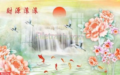 File ảnh File tranh gốc dán tường đẹp K78928 (gốc) in backdrop sự kiện