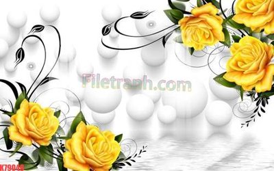 Tải file File tranh gốc dán tường đẹp K79048 (PSD) cho in ấn quảng cáo