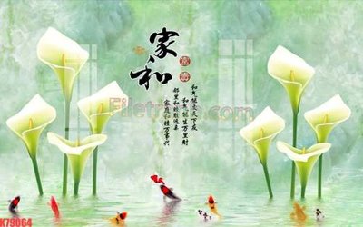 File gốc File tranh gốc dán tường đẹp K79064 (thiết kế) cho in ấn