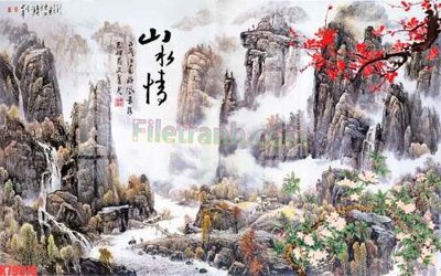 Tải file File tranh gốc dán tường đẹp K79076 (ảnh gốc) in gạch 3D