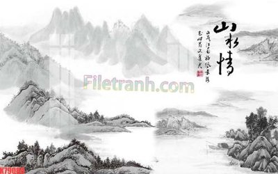 File ảnh File tranh gốc dán tường đẹp K79080 (gốc) in backdrop sự kiện