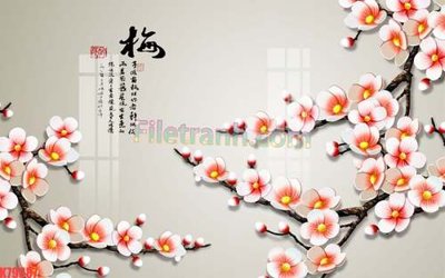 File gốc File tranh gốc dán tường đẹp K79087 (trang trí) phòng trẻ em