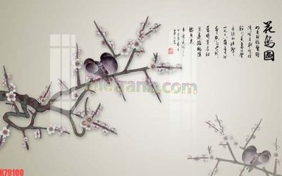 Tệp tin gốc File tranh gốc dán tường đẹp K79100 (chất lượng cao) File tranh gốc dán tường đẹp K79100