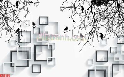 File in ấn File tranh gốc dán tường đẹp K79114 (bản gốc) cao cấp