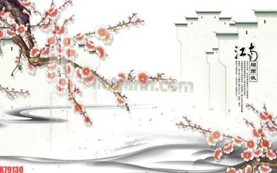 Tải file File tranh gốc dán tường đẹp K79130 (gốc) làm file in ấn