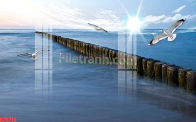 File tranh trang trí File tranh gốc dán tường đẹp K79214 (file gốc)