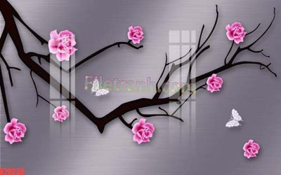 File in ấn File tranh gốc dán tường đẹp K79220 (bản gốc) chất lượng cao