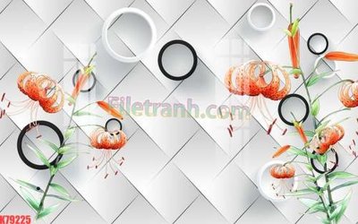 File tranh gốc File tranh gốc dán tường đẹp K79225 chủ đề hiện đại