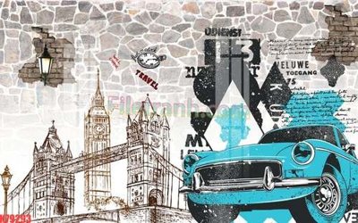 File tranh File tranh gốc dán tường đẹp K79293 (gốc) in trên kính