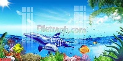 Tải file File tranh gốc dán tường đẹp K79369 (ảnh gốc) in gạch men