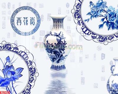 File PSD File tranh gốc dán tường đẹp K79379 (bản gốc) đã tách nền