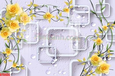 File gốc File tranh gốc dán tường đẹp K79403 (trang trí) cho phòng khách