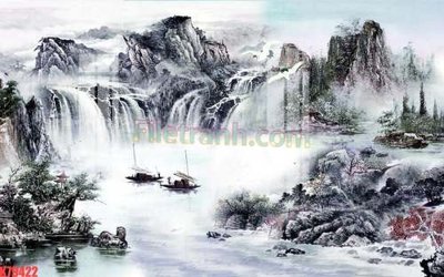 File gốc File tranh gốc dán tường đẹp K79422 (trang trí) cho phòng khách