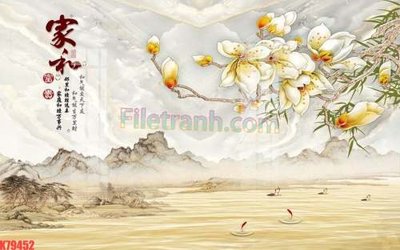 File gốc File tranh gốc dán tường đẹp K79452 (in 3D) cho trang trí