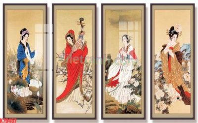 Tải file File tranh gốc dán tường đẹp K79457 (gốc) làm file thiết kế