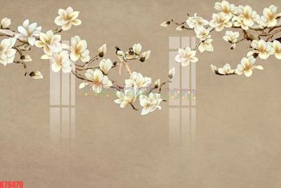 Tải file File tranh gốc dán tường đẹp K79479 (PSD) cho in tranh 3D