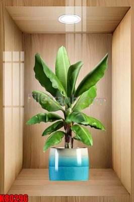 File gốc File tranh gốc tổng hợp K80296 (in lụa) họa tiết 3D