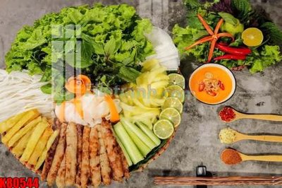 File in trần File tranh gốc tổng hợp K80544 (bản gốc) bầu trời