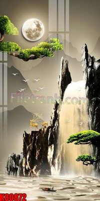 File ảnh File tranh gốc tổng hợp K80872 (gốc) in PP, decal