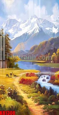 File gốc File tranh gốc tổng hợp K81308 (in tráng gương) nghệ thuật