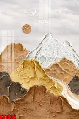 File PSD File tranh gốc tổng hợp K81602 (chất lượng in ấn)