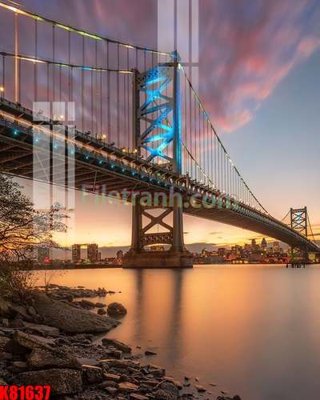 File in trần File tranh gốc tổng hợp K81637 (bản gốc) mây trời