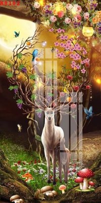 Hình ảnh file gốc in trần nhà File gốc in tranh tổng hợp K8182