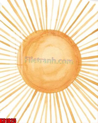 File in trần File tranh gốc tổng hợp K81825 (bản gốc) phong cảnh