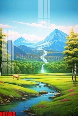 File gốc File tranh gốc tổng hợp K81889 (PSD/TIFF) độ phân giải cao