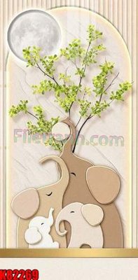 File gốc File tranh gốc tổng hợp K82269 (in tráng gương) nghệ thuật