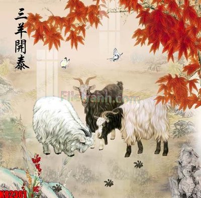 File in lụa File tranh gốc tổng hợp K82361 (phong cảnh) File tranh gốc tổng hợp K82361