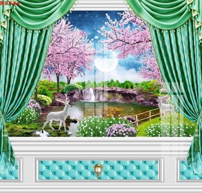 File tranh trang trí File gốc in tranh tổng hợp K8244 (file gốc)