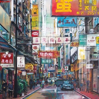 File tranh gốc PSD File gốc in tranh tổng hợp K8248 còn nguyên layer