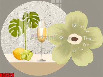 File gốc File tranh gốc tổng hợp K82529 (in tráng gương) ốp tường