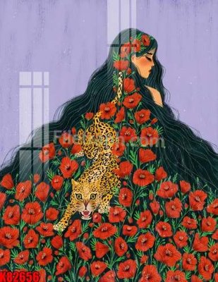 File in trần File tranh gốc tổng hợp K82656 (file gốc) phong thủy