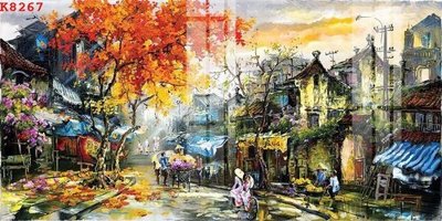 File in trần File gốc in tranh tổng hợp K8267 (bản gốc) 5D