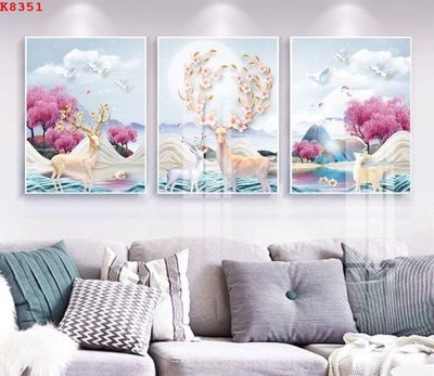 Download file gốc File gốc in tranh tổng hợp K8351 (in lụa) nghệ thuật