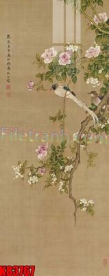 File in mica File tranh gốc tổng hợp K83767 (bản gốc) làm vách ngăn