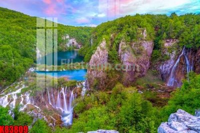 File in trần File tranh gốc tổng hợp K83809 (bản gốc) phong cảnh