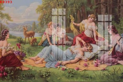 File tranh PSD File gốc in tranh tổng hợp K8393 chất lượng cao