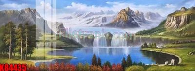 File gốc File tranh gốc tổng hợp K84435 (in tráng gương) ốp tường