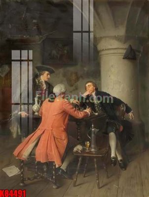 File gốc File tranh gốc tổng hợp K84491 (in lụa) tranh phong thủy