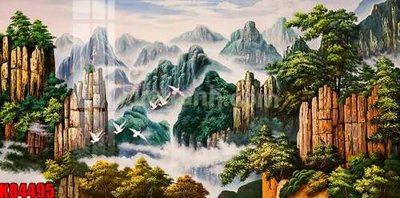 File gốc File tranh gốc tổng hợp K84495 (in mica) làm quà tặng